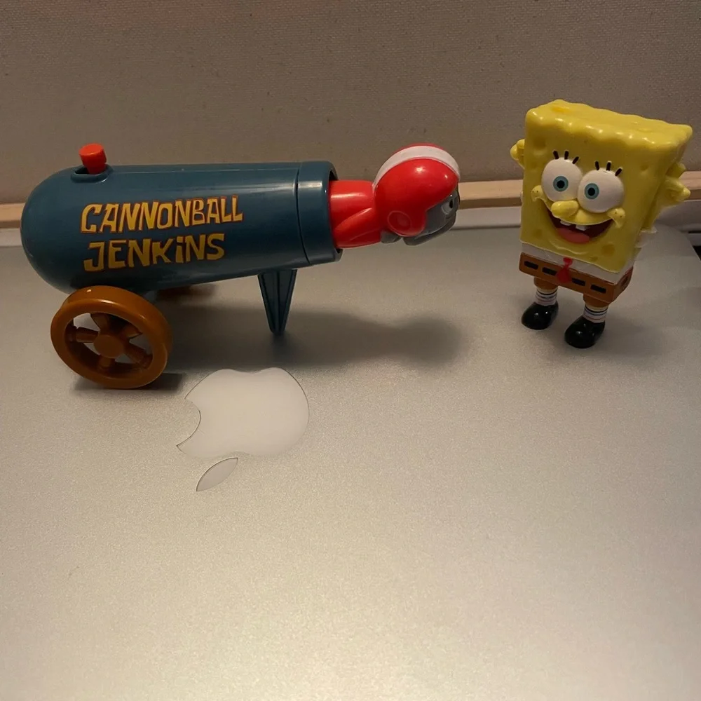 SpongeBob SquarePants Cannonball Jenkins Playset Yellow Rare collector
